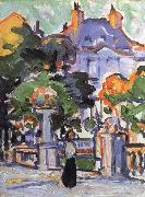 Samuel John Peploe The Luxembourg Gardens oil painting